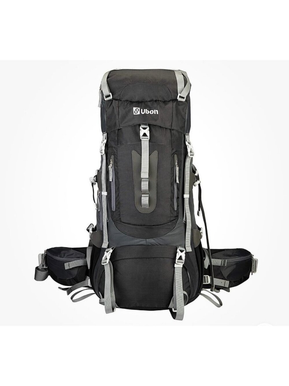 Ubon 60L Hiking Backpack Waterproof Camping Pack with Rain Cover New NWT